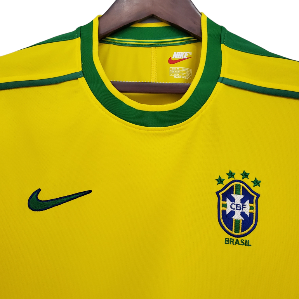 Camisa Brasil Titular 1998 - Retrô