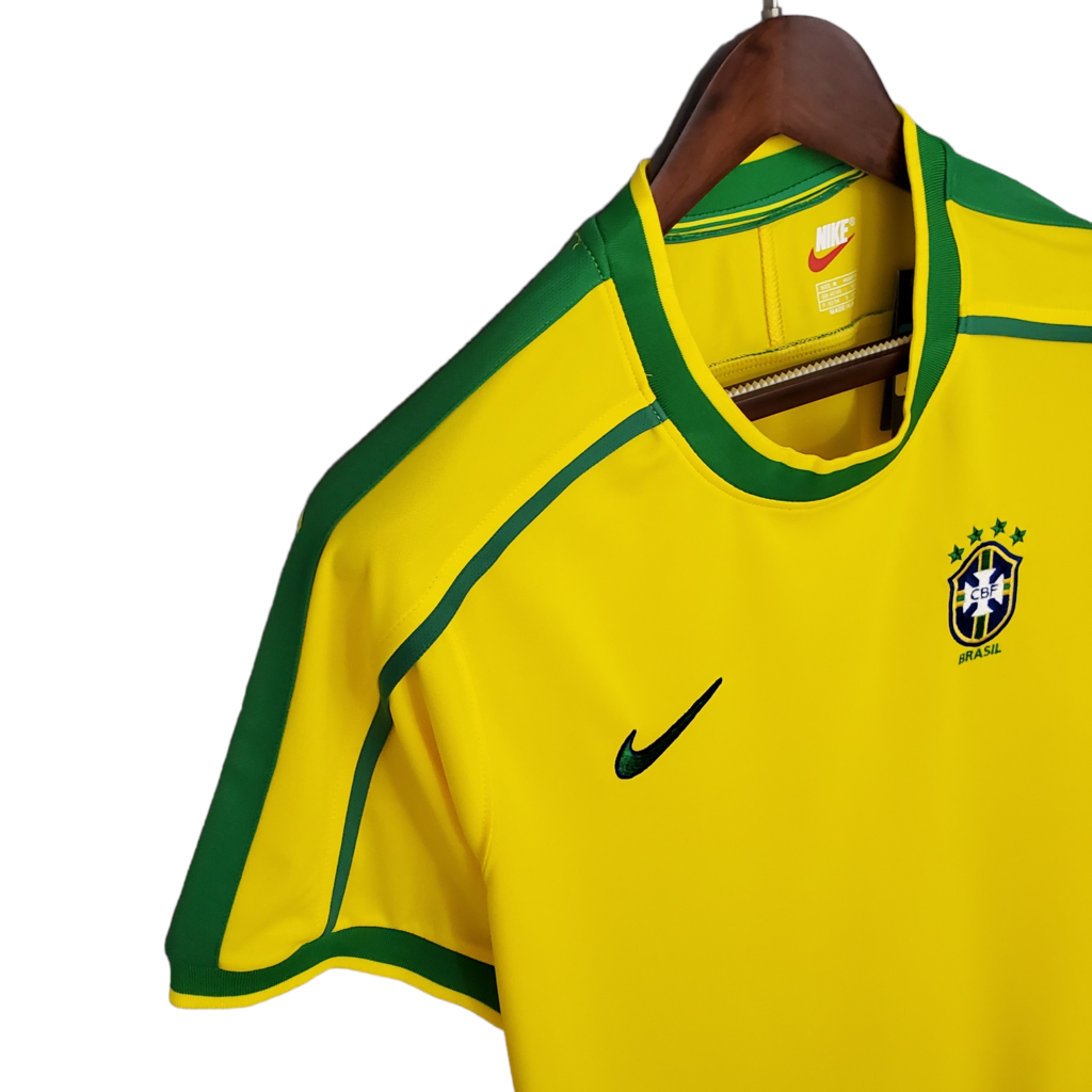 Camisa Brasil Titular 1998 - Retrô