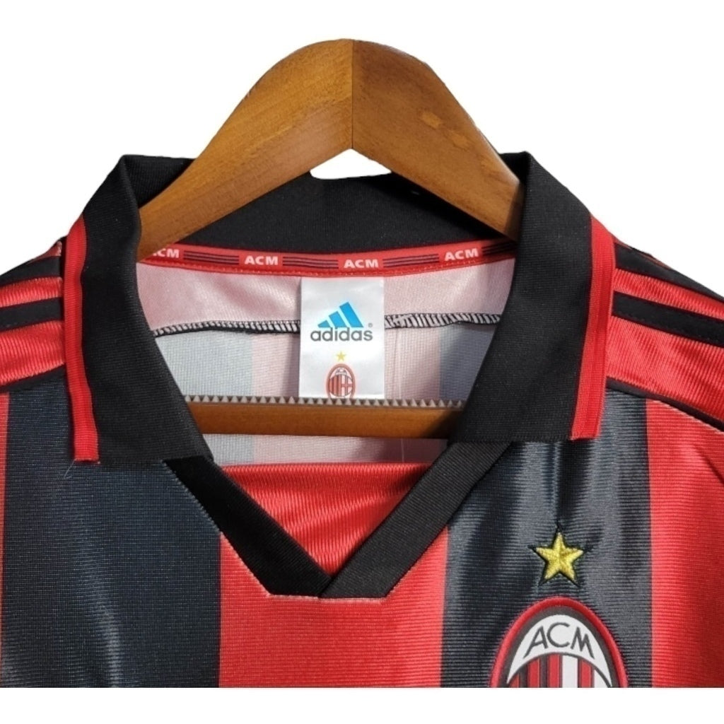 Camisa AC Milan Titular 98/99 - Retrô - Central das Camisas