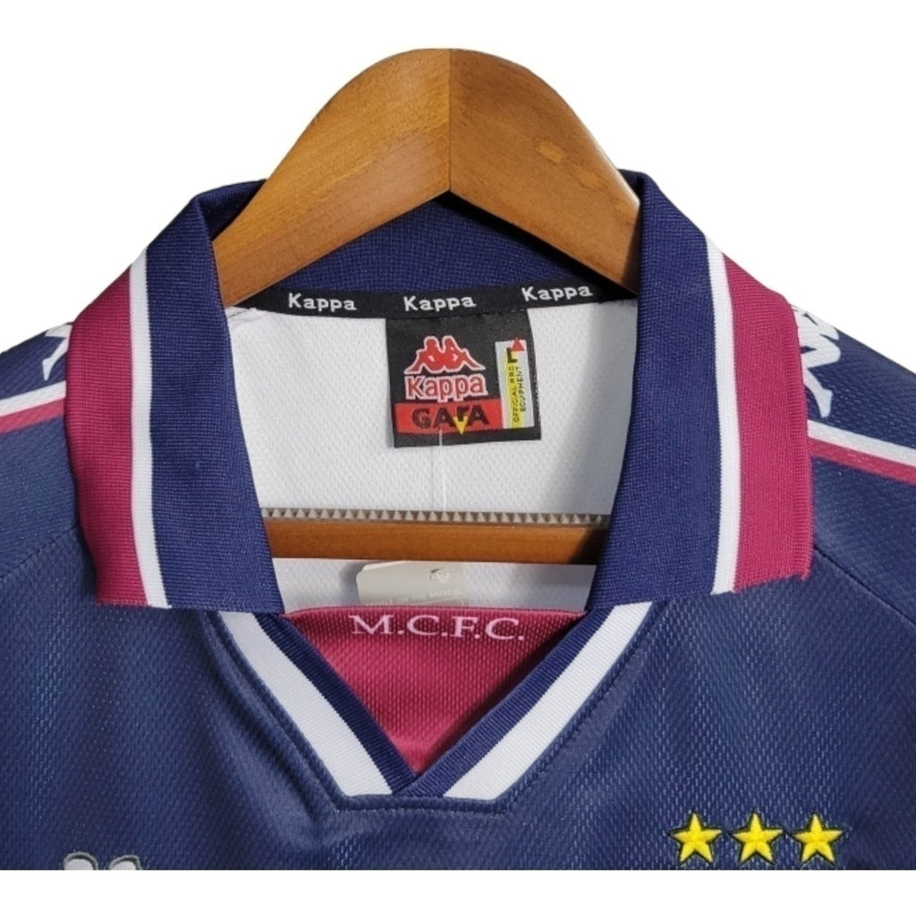 Camisa Manchester City Visitante 97/98 - Retrô - Central das Camisas