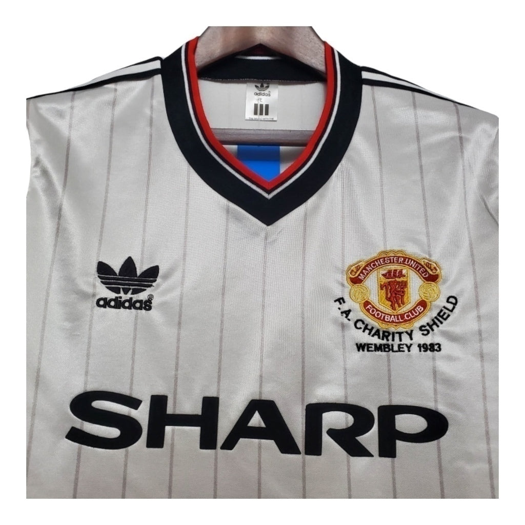 Camisa Manchester United Visitante 1983 - Retrô - Central das Camisas