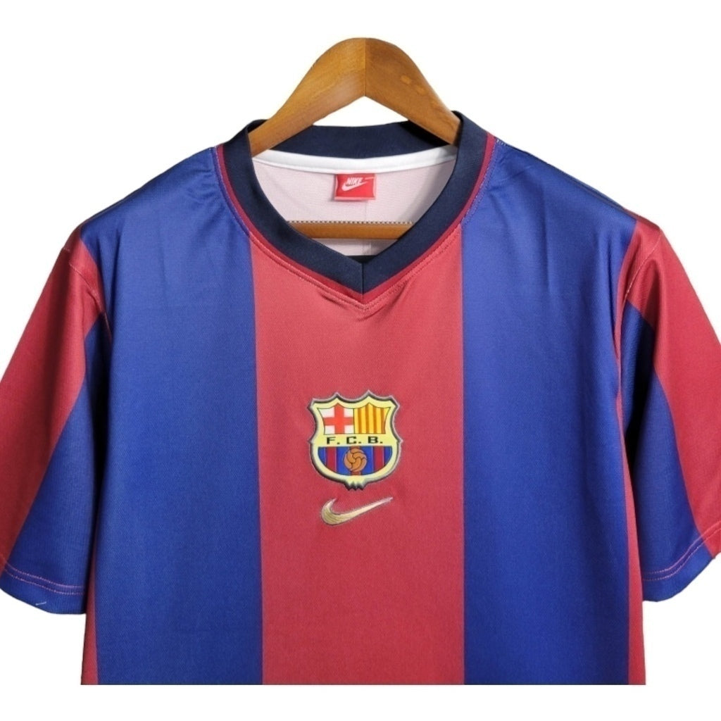 Camisa Barcelona Titular 98/99 - Retrô - Central das Camisas
