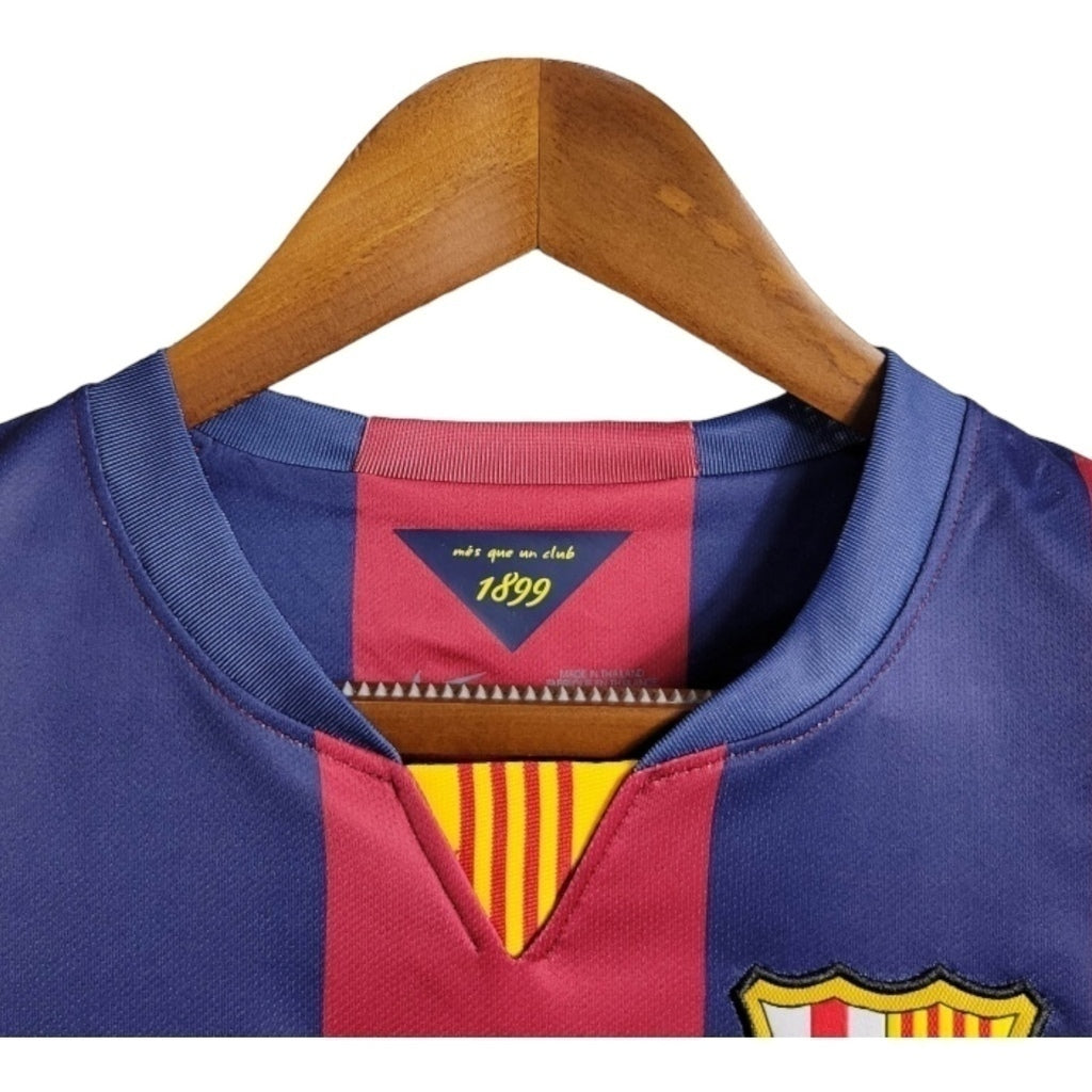 Camisa Barcelona Titular 14/15 - Retrô - Central das Camisas