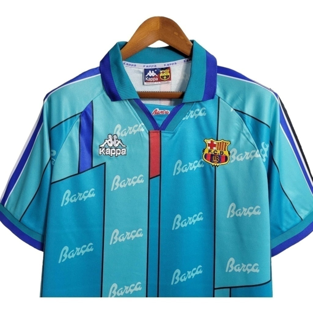 Camisa Barcelona Visitante 95/97 - Retrô - Central das Camisas