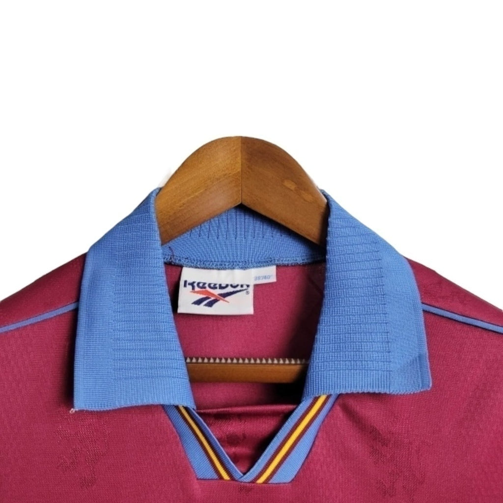 Camisa Aston Villa Titular 95/97 - Retrô - Central das Camisas