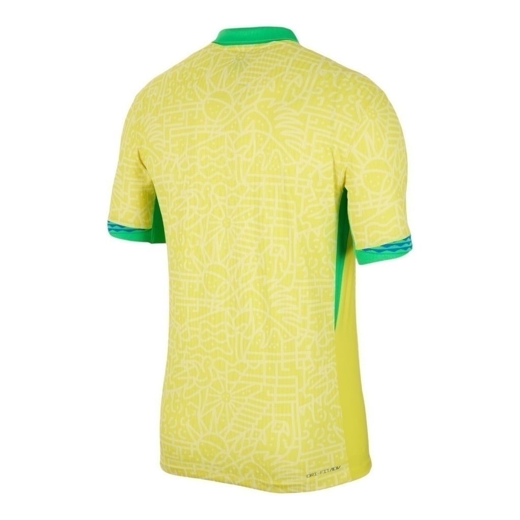 Camisa Seleção Brasileira I 24/25 - Torcedor Masculina - Amarela com detalhes em verde - Central das Camisas