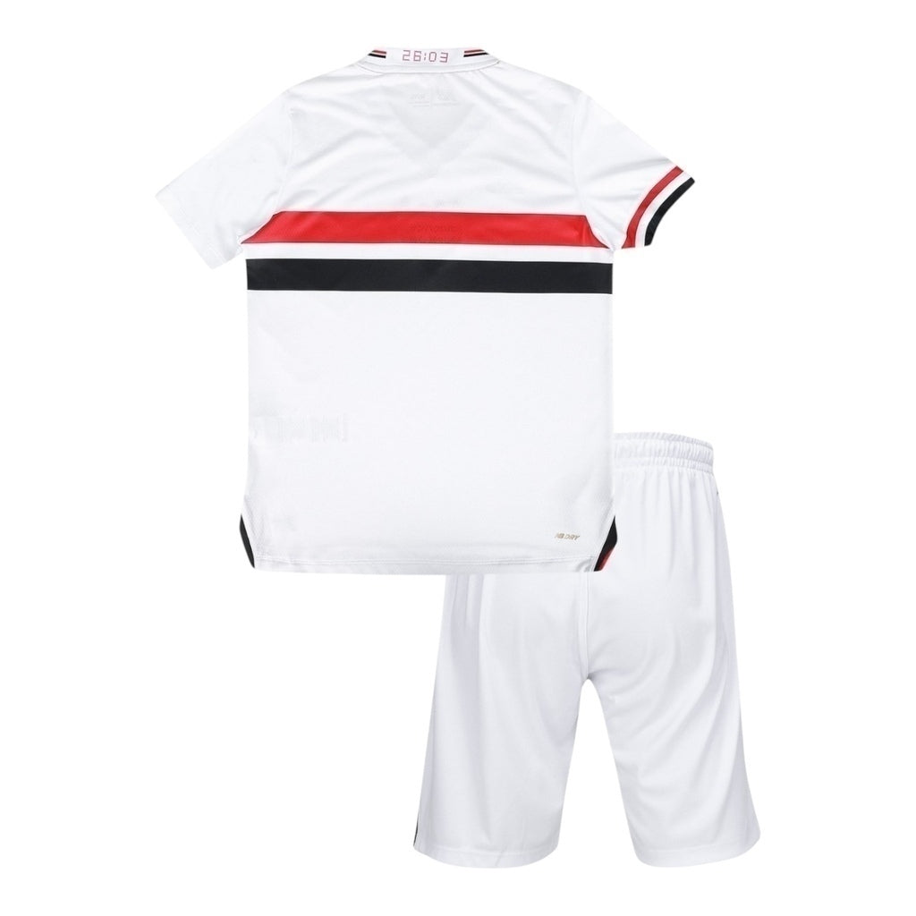 Kit Infantil Inspirado São Paulo I 25/26 - Branco Central das Camisas