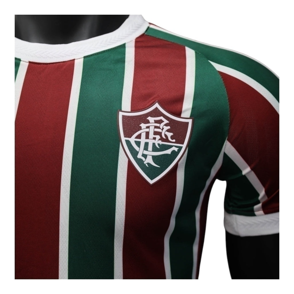 Camisa Fluminense I 25/26 - Jogador Masculina - Tricolor - Central das Camisas