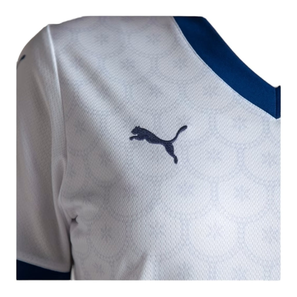 Camisa Inspirada Bahia I 25/26 - Torcedor Feminina - Branca com detalhes em azul Central das Camisas
