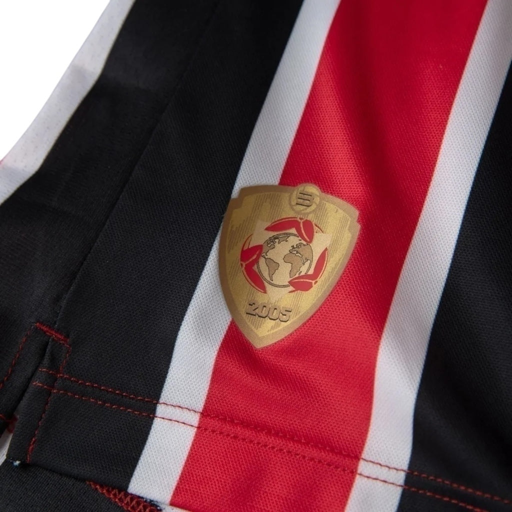 Camisa São Paulo II 25/26 - Feminina - Vermelha e preta - Central das Camisas