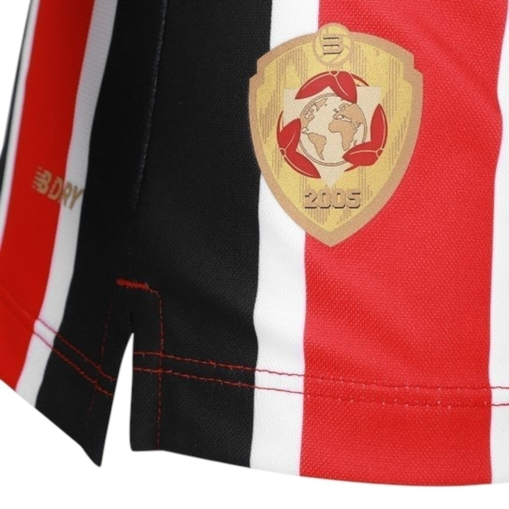 Camisa São Paulo II 25/26 - Torcedor Masculina - Vermelha e preta - Central das Camisas