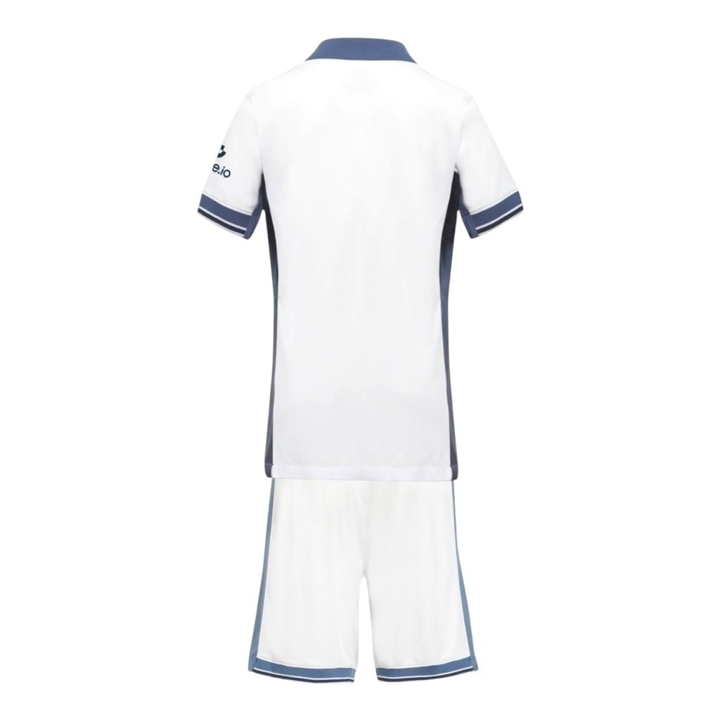 Kit Infantil Inter de Milão Edição especial VR46 II 24/25 - Branco com detalhes em azul - Central das Camisas