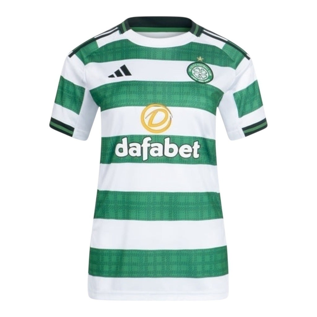 Camisa Celtic I 25/26 - Feminina - Branca e verde - Central das Camisas