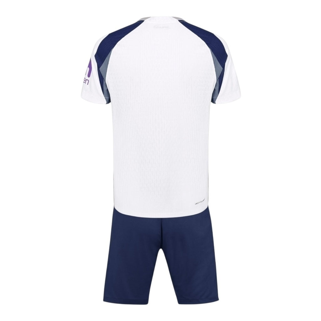 Kit Infantil Tottenham I 25/26 - Branco e azul - Central das Camisas