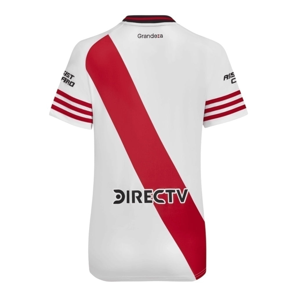 Camisa River Plate I 25/26 - Feminina - Branca e vermelha - Central das Camisas