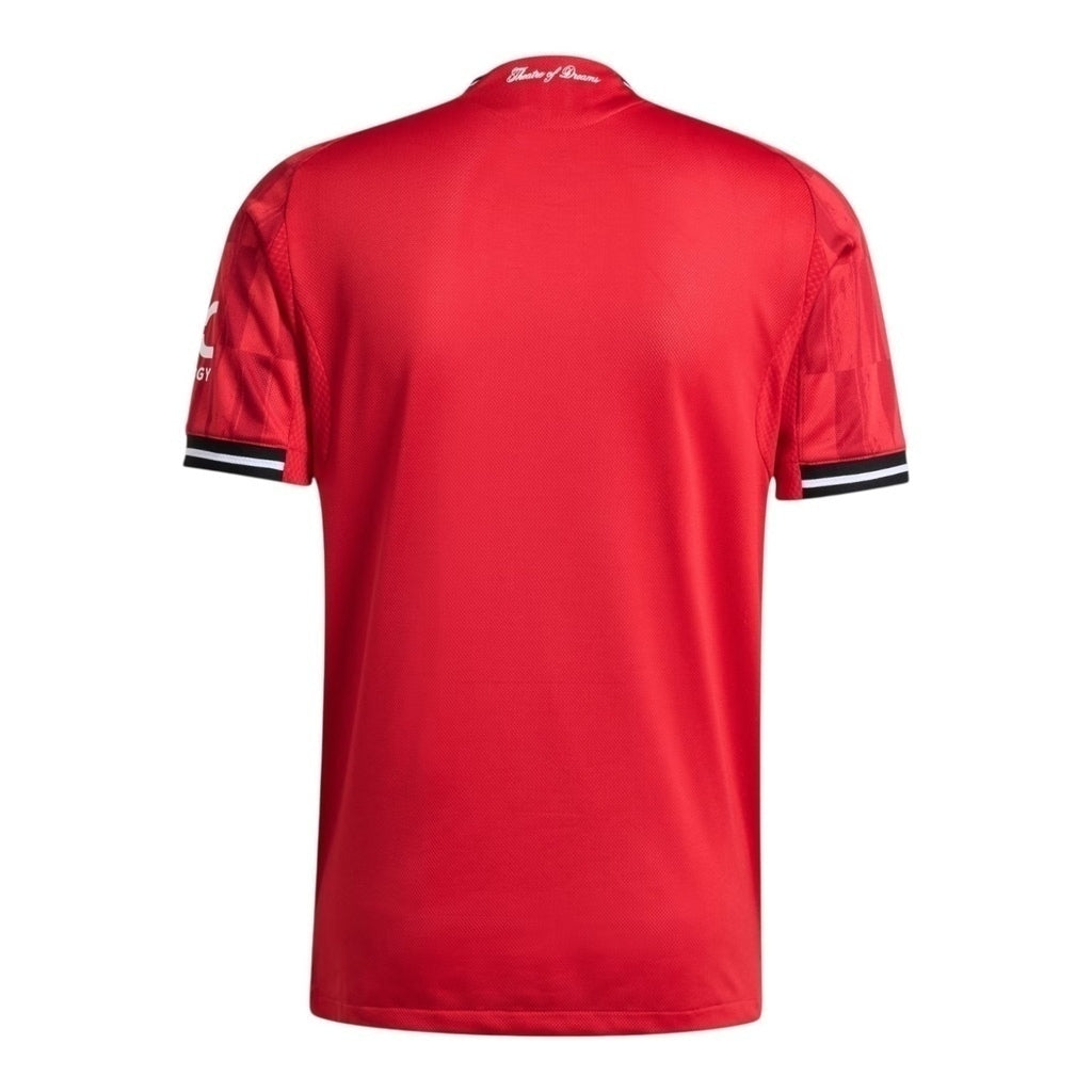 Camisa Manchester United I 25/26 - Torcedor Masculina - Vermelha com detalhes em preto - Central das Camisas