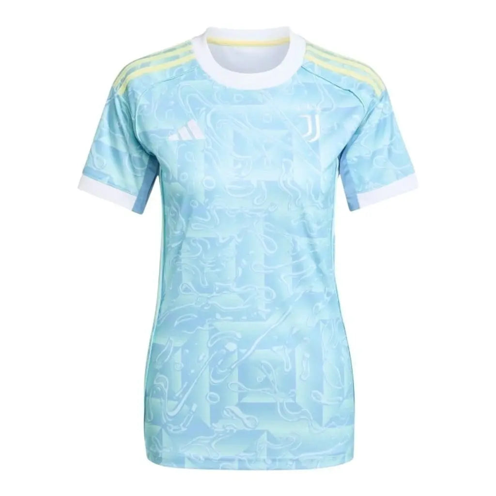Camisa Juventus II 25/26 - Feminina - Azul com detalhes em branco e amarelo - Central das Camisas