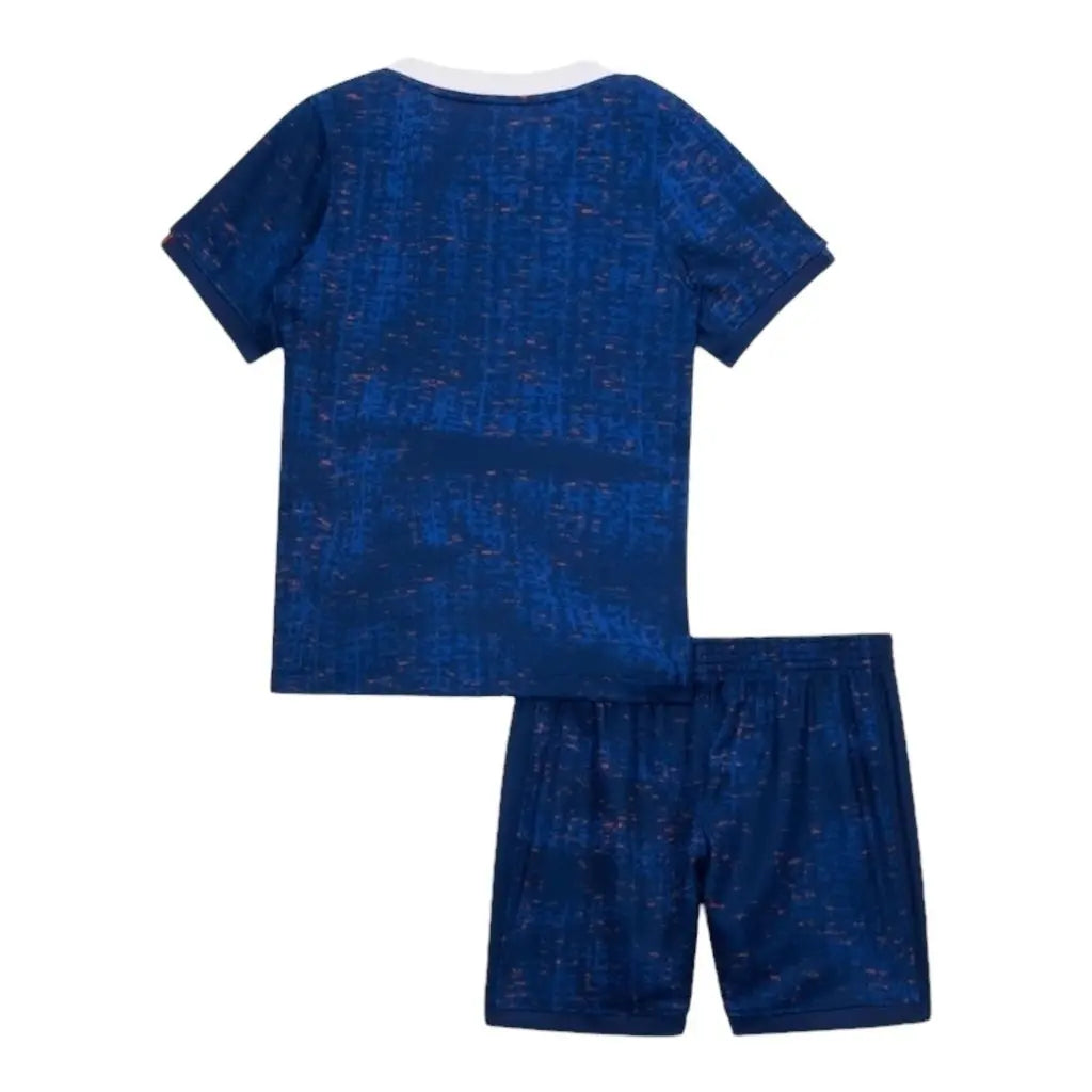 Kit Infantil Seleção França I 25/26 - Azul com detalhes em vermelho - Central das Camisas