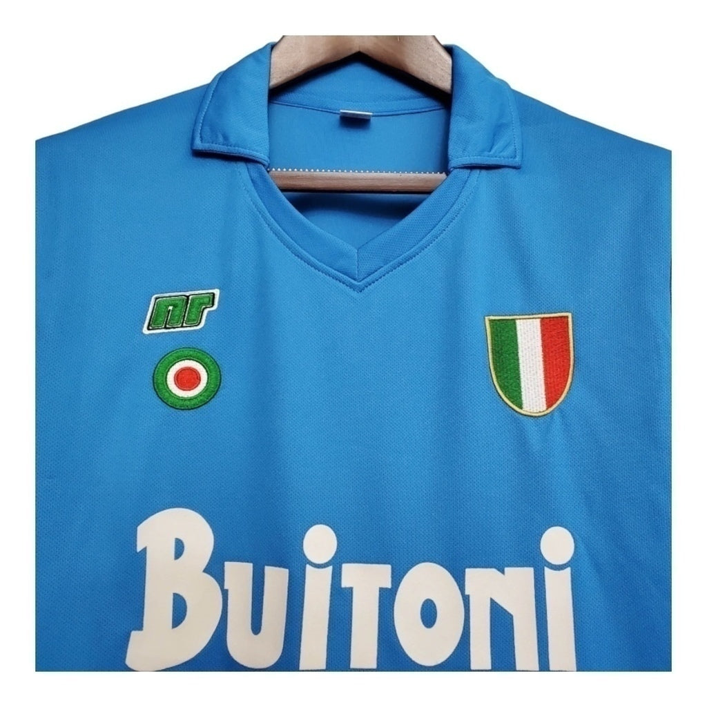 Camisa Napoli Titular 87/88 - Retrô - Central das Camisas