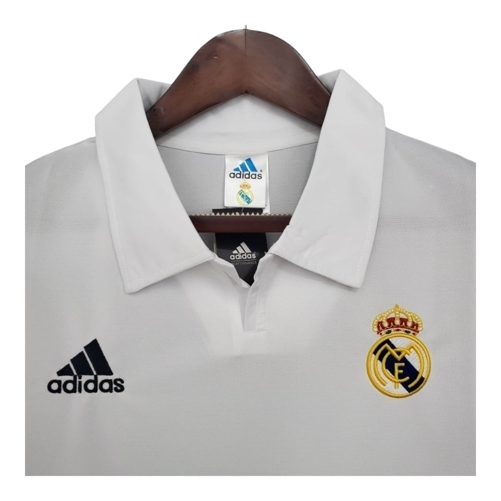 Camisa Real Madrid Champions League Titular 02/03 - Retrô - Central das Camisas