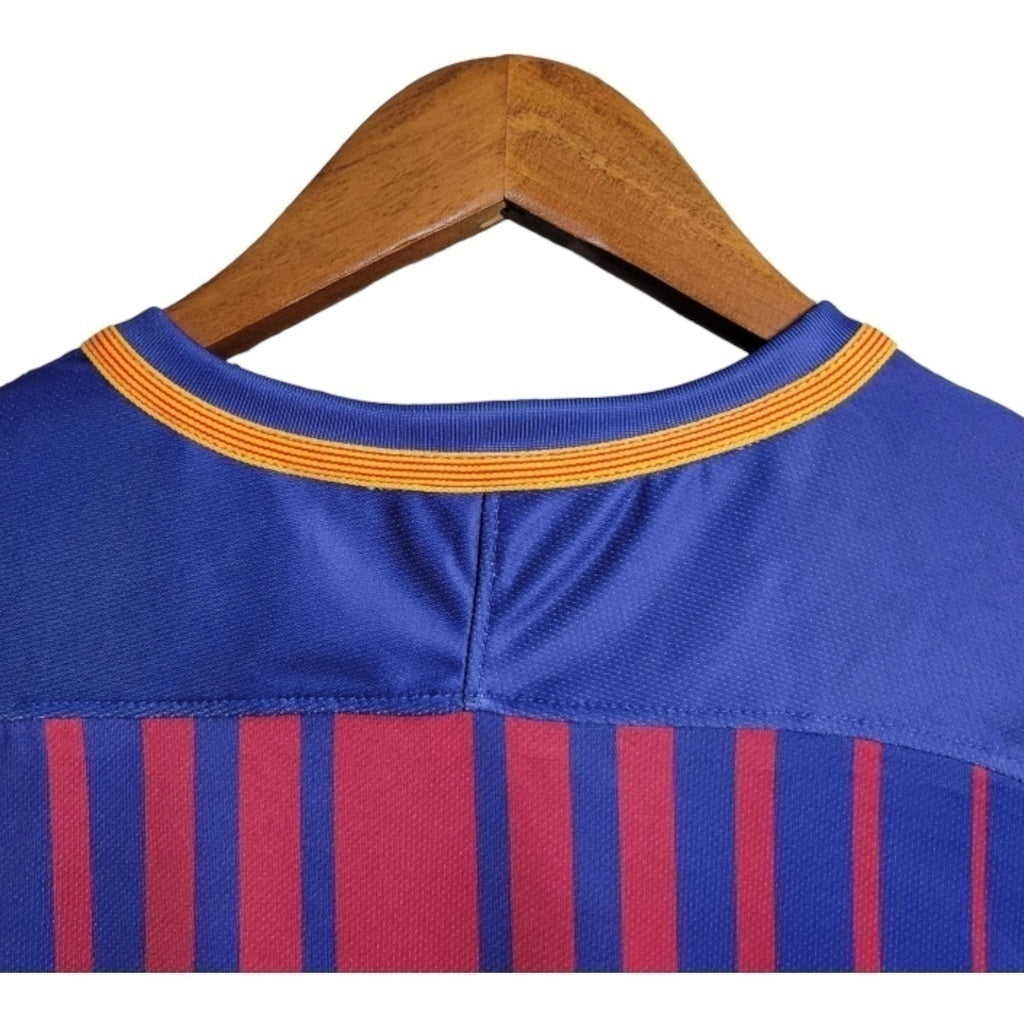 Camisa Barcelona Titular 17/18 - Retrô - Central das Camisas