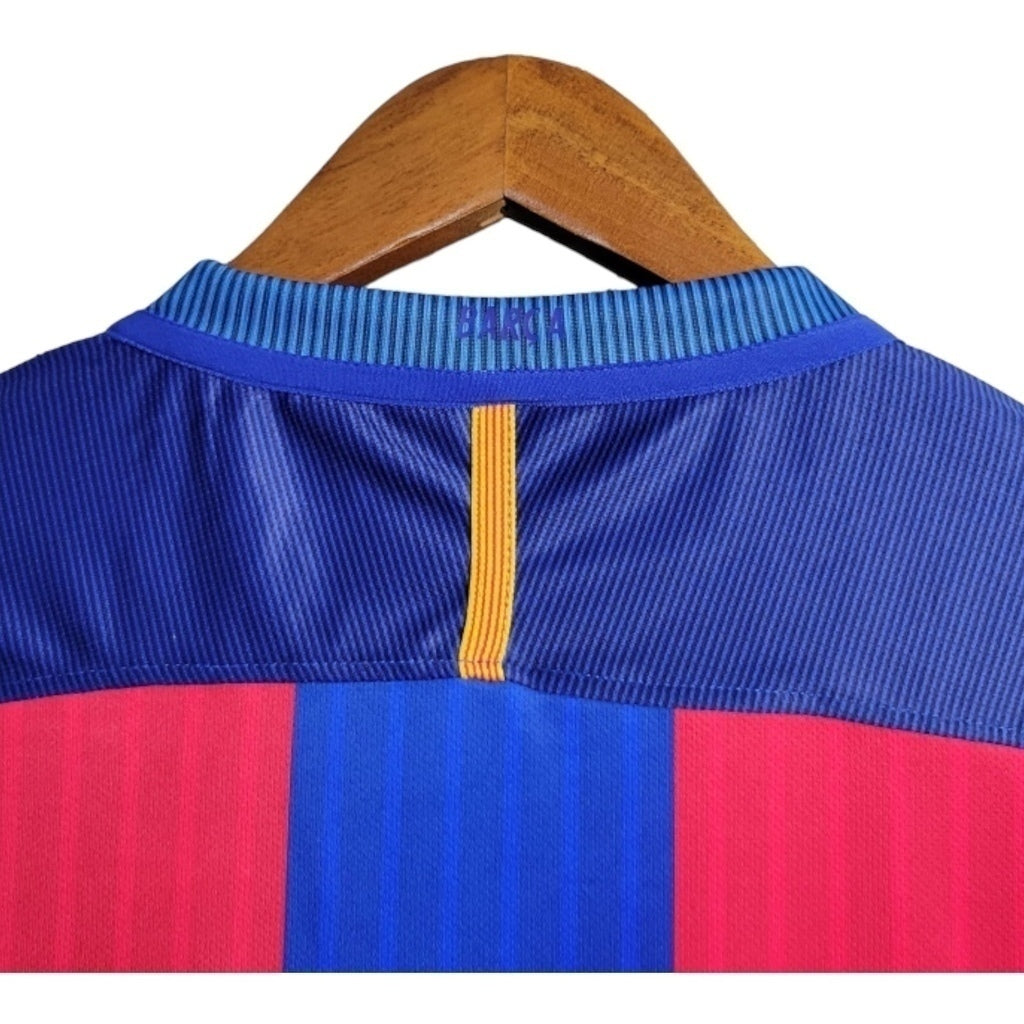 Camisa Barcelona Titular 16/17 - Retrô - Central das Camisas