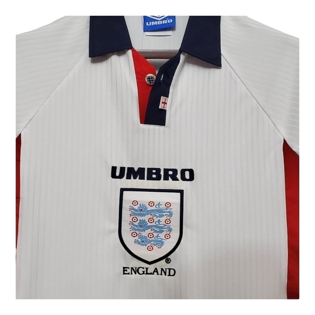 Camisa Inglaterra Titular 1998 - Retrô - Central das Camisas