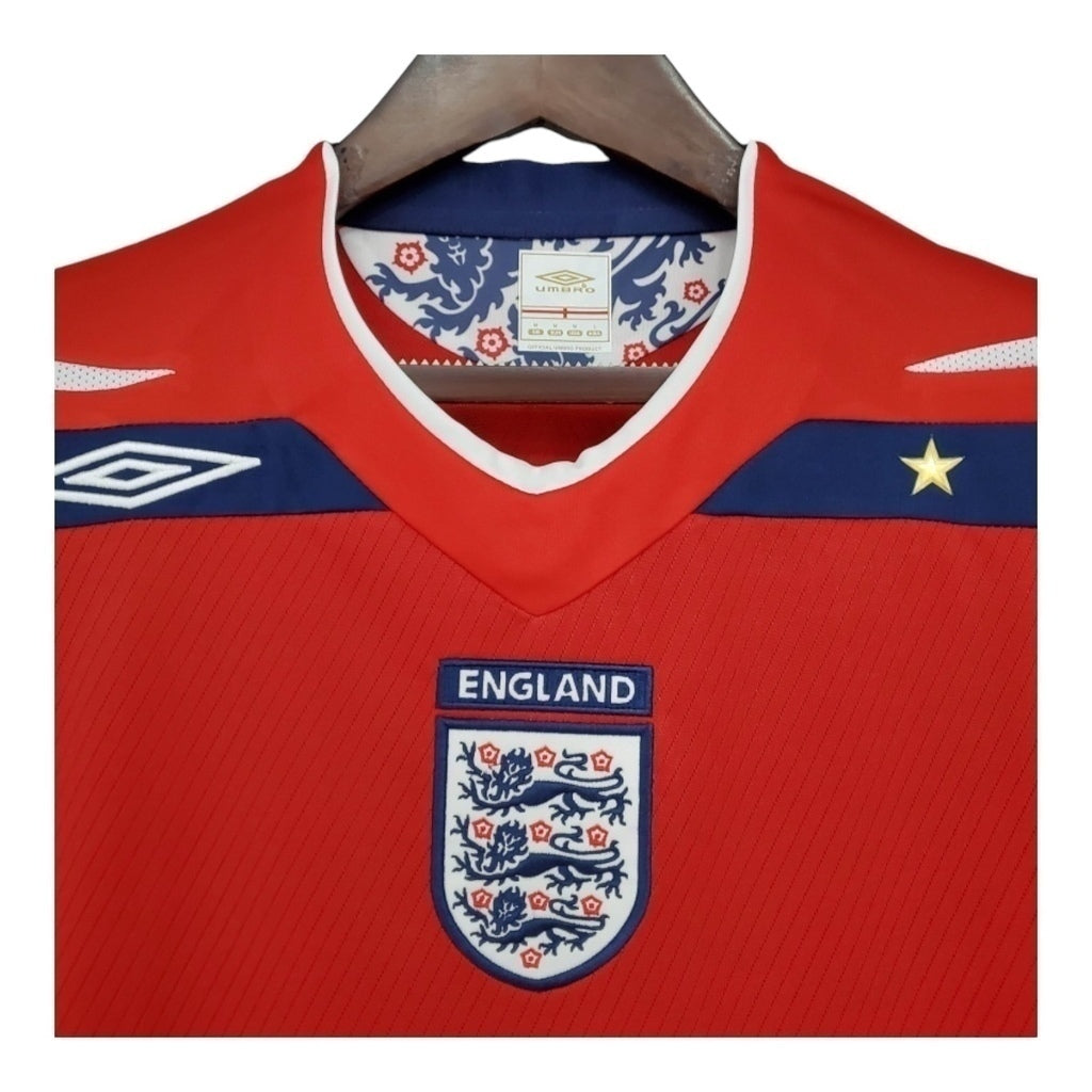 Camisa Inglaterra Visitante 08/10 - Retrô - Central das Camisas