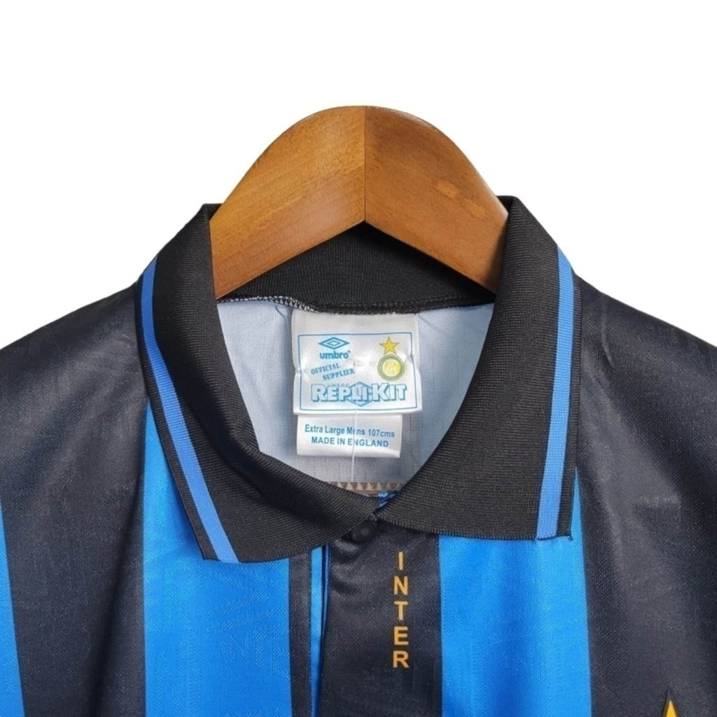 Camisa Inter de Milão Titular 92/93 - Retrô - Central das Camisas