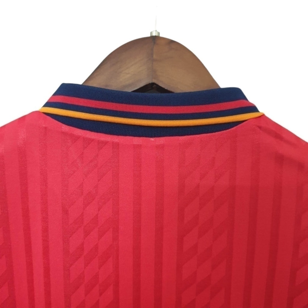 Camisa Espanha Titular 1996 - Retrô - Central das Camisas