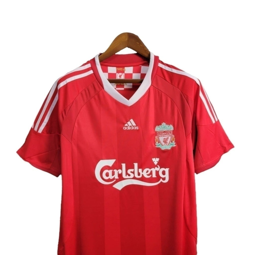 Camisa Liverpool Ed. Champions League Titular 08/09 - Retrô - Central das Camisas