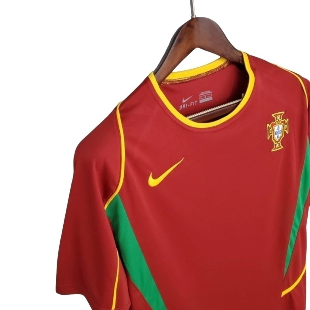 Camisa Portugal Titular 2002 - Retrô - Central das Camisas