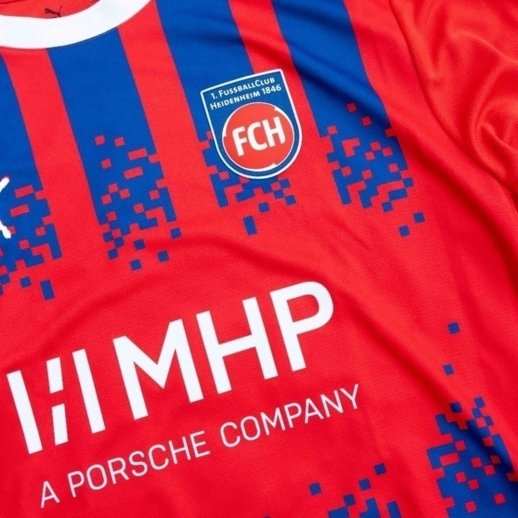 Camisa FC Heidenheim Titular 24/25 - Torcedor - Central das Camisas