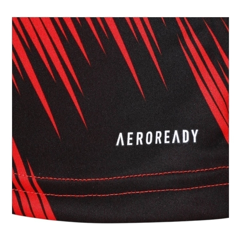 Camisa Flamengo Pré-jogo 25/26 - Feminina - Vermelha e preta - Central das Camisas