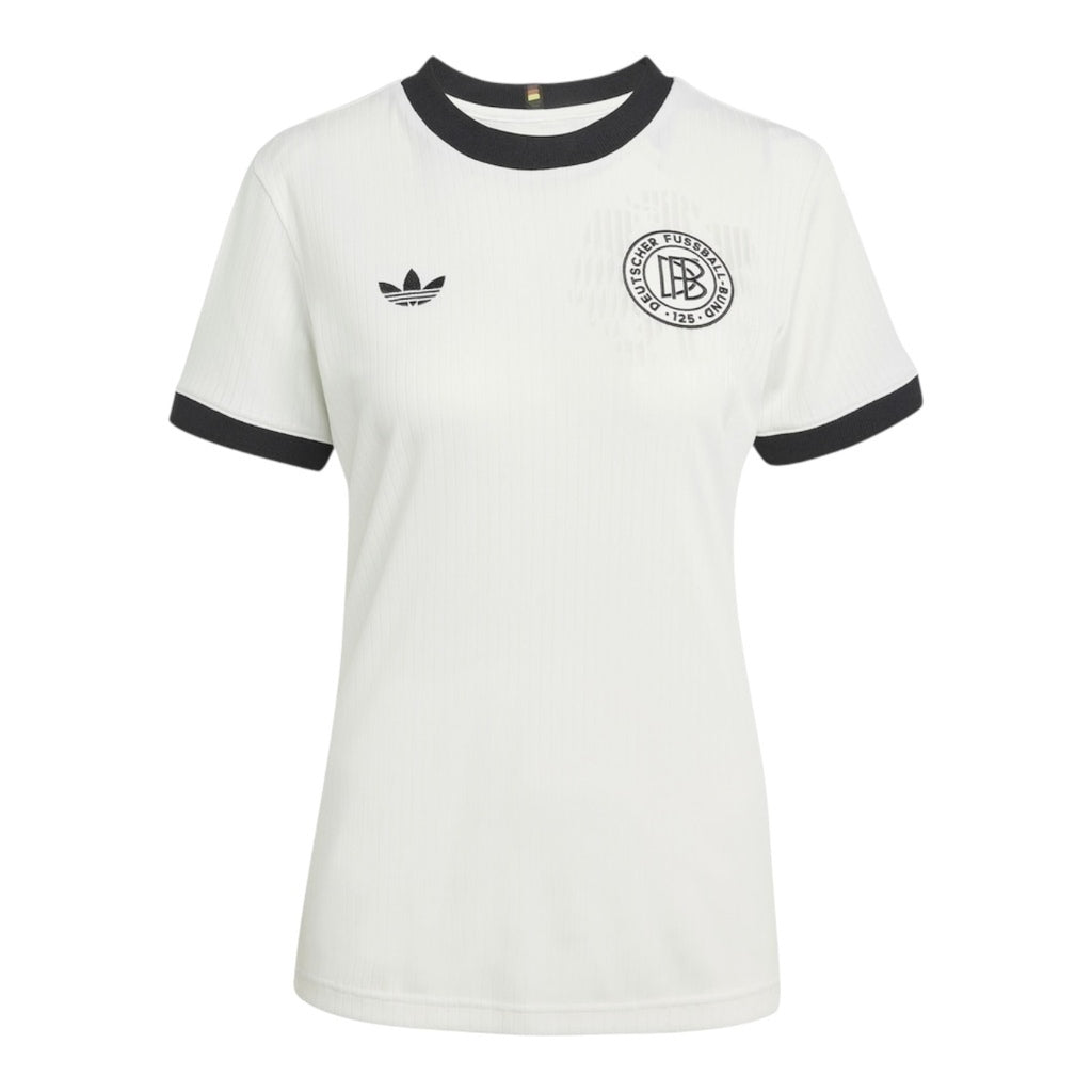Camisa Seleção Alemanha Ed. Aniversário 125 Anos Titular 25/26 - Feminina - Central das Camisas