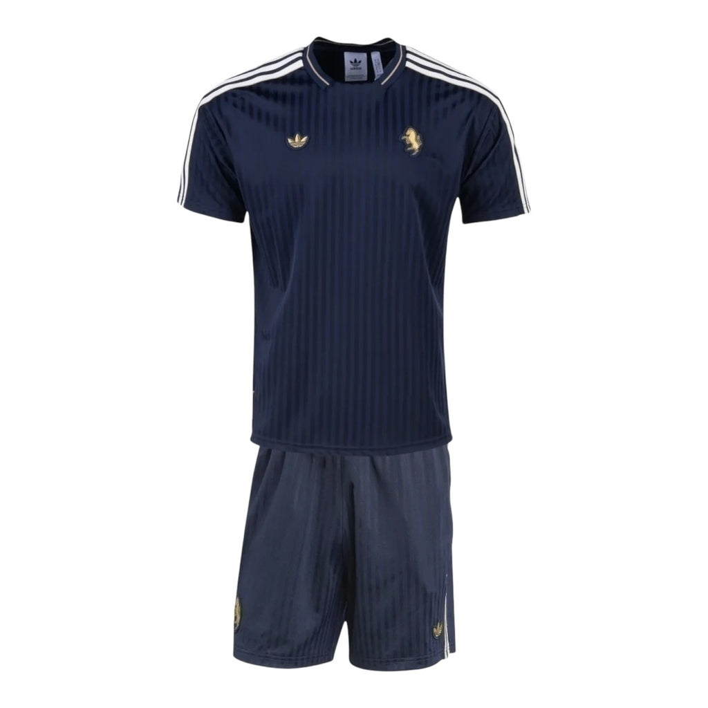 Kit Infantil Inspirado Juventus Terrace Icons 25/26 - Azul Central das Camisas