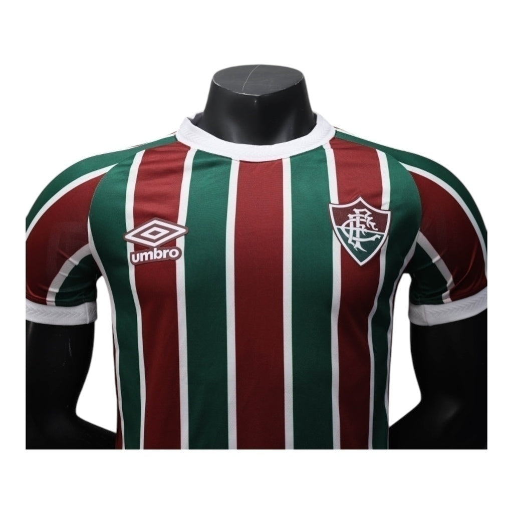 Camisa Fluminense I 25/26 - Jogador Masculina - Tricolor - Central das Camisas