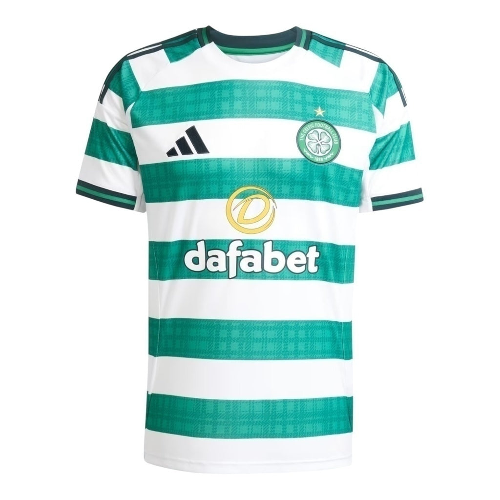 Camisa Inspirada Celtic I 25/26 - Torcedor Masculina - Branca e verde Central das Camisas