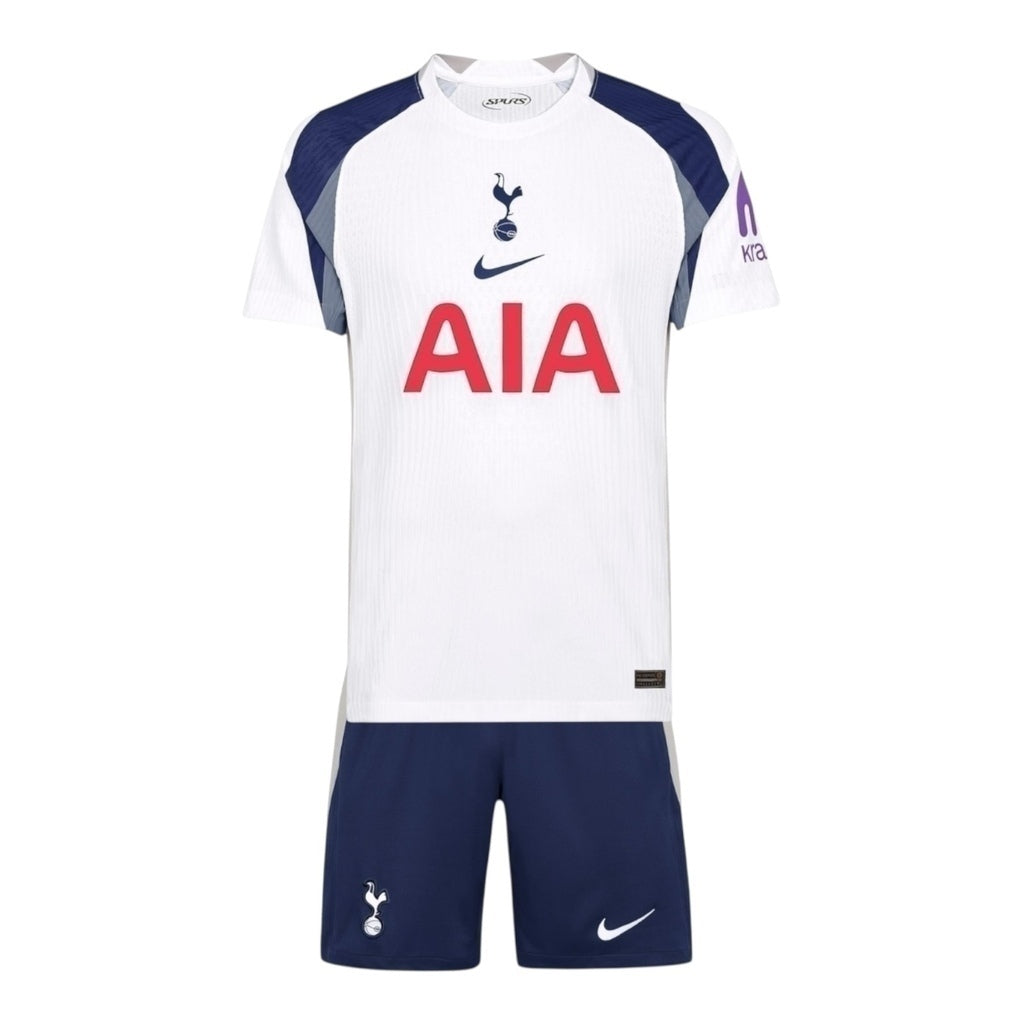 Kit Infantil Tottenham I 25/26 - Branco e azul - Central das Camisas