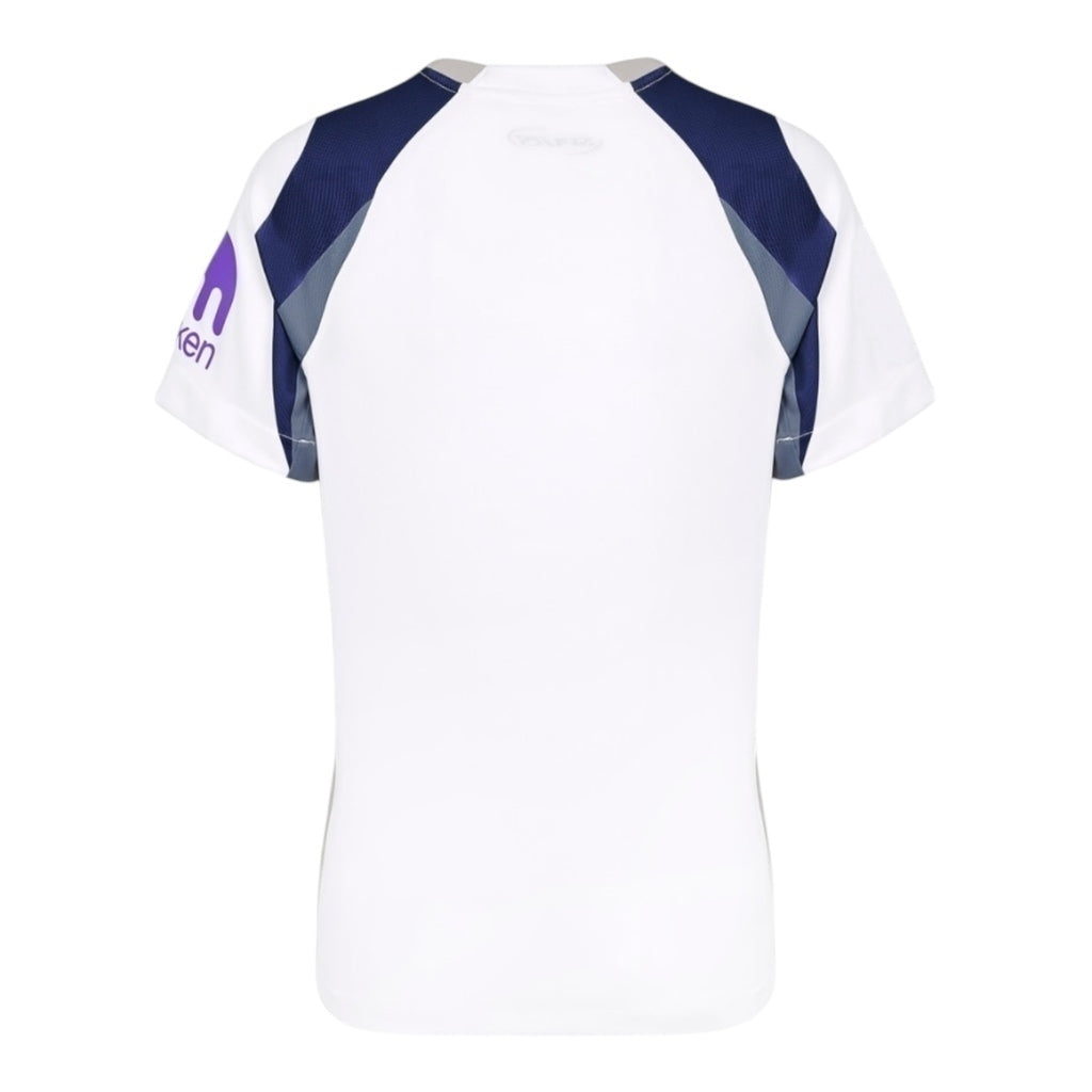 Camisa Tottenham I 25/26 - Feminina - Branca com detalhes em azul - Central das Camisas
