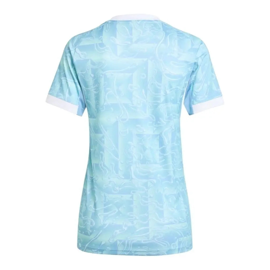 Camisa Juventus II 25/26 - Feminina - Azul com detalhes em branco e amarelo - Central das Camisas