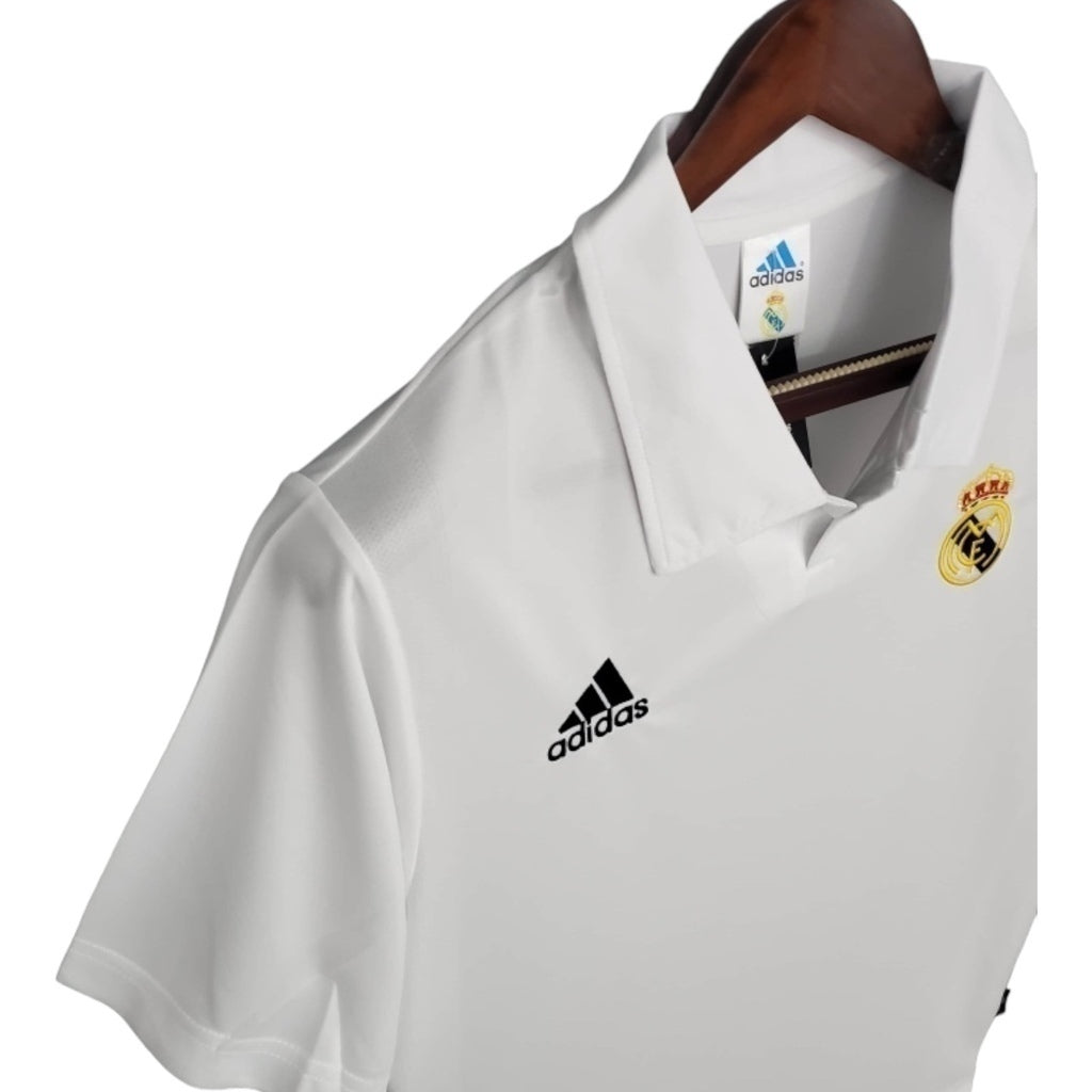 Camisa Real Madrid Champions League Titular 02/03 - Retrô - Central das Camisas