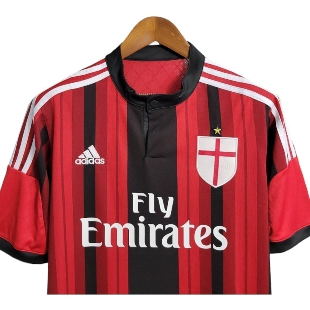 Camisa AC Milan Titular 14/15 - Retrô - Central das Camisas