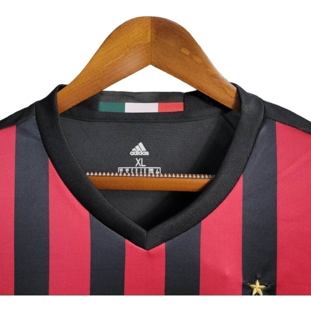 Camisa AC Milan Titular 16/17 - Retrô - Central das Camisas