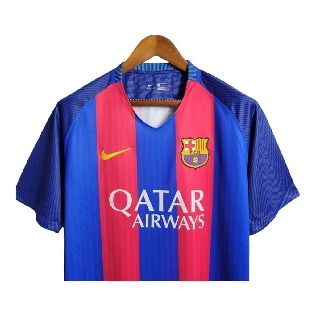 Camisa Barcelona Titular 16/17 - Retrô - Central das Camisas