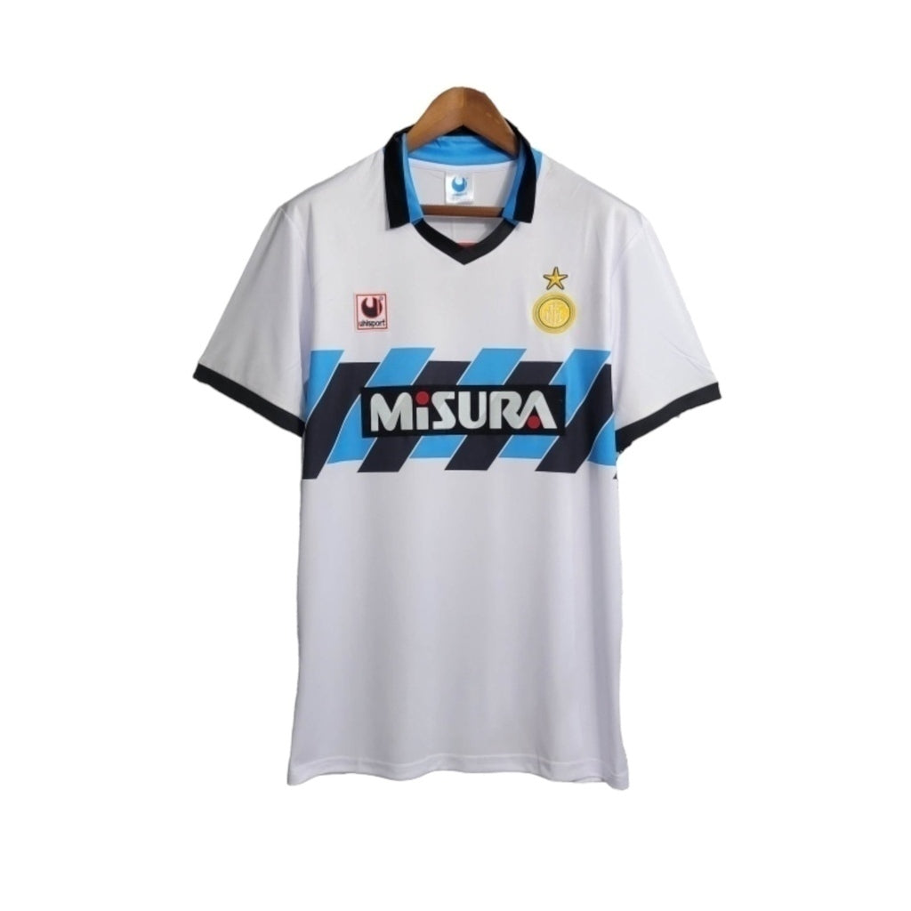 Camisa Inter de Milão Visitante 90/91 - Retrô - Central das Camisas