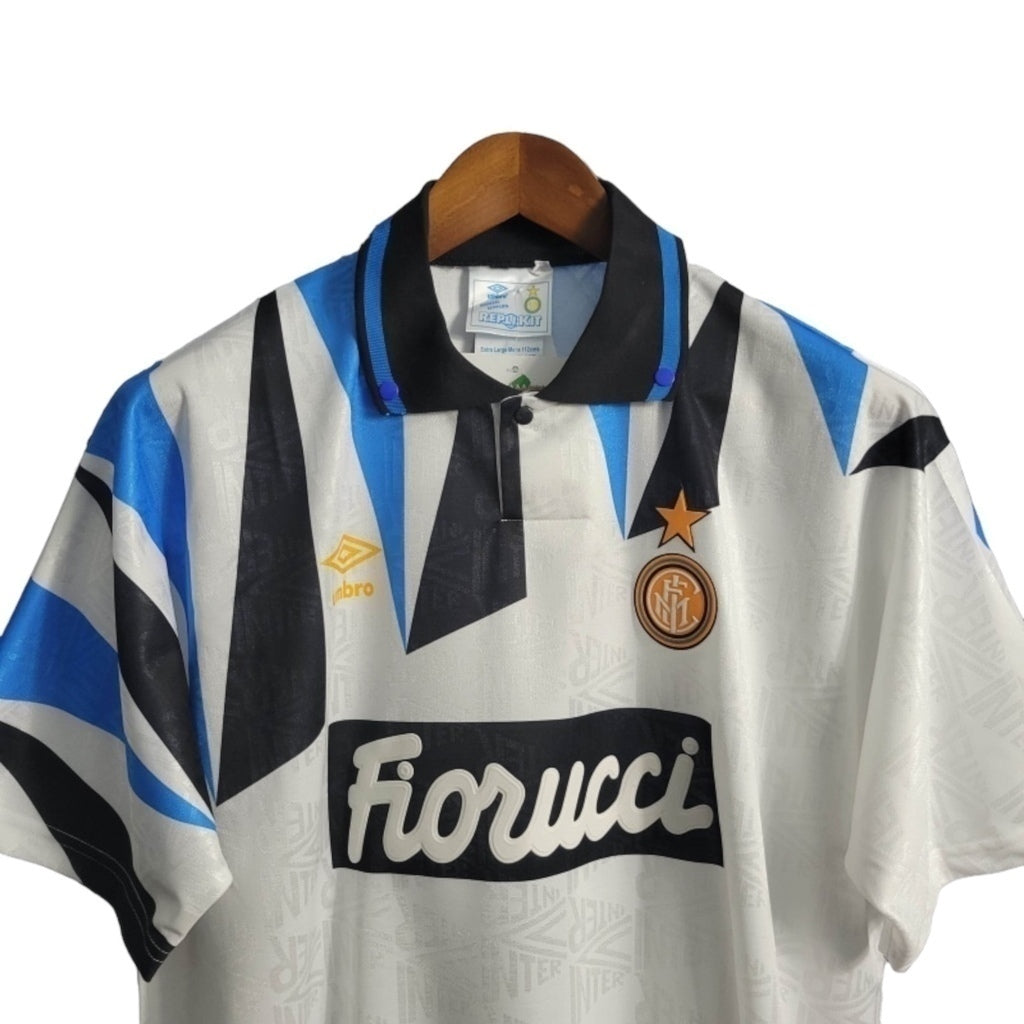 Camisa Inter de Milão Visitante 92/93 - Retrô - Central das Camisas