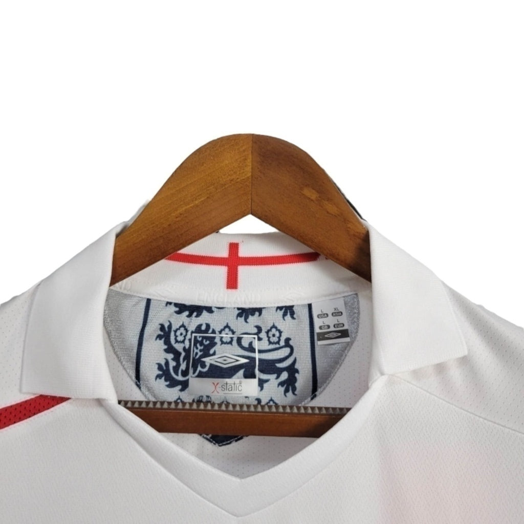 Camisa Inglaterra Titular 2005 - Retrô - Central das Camisas