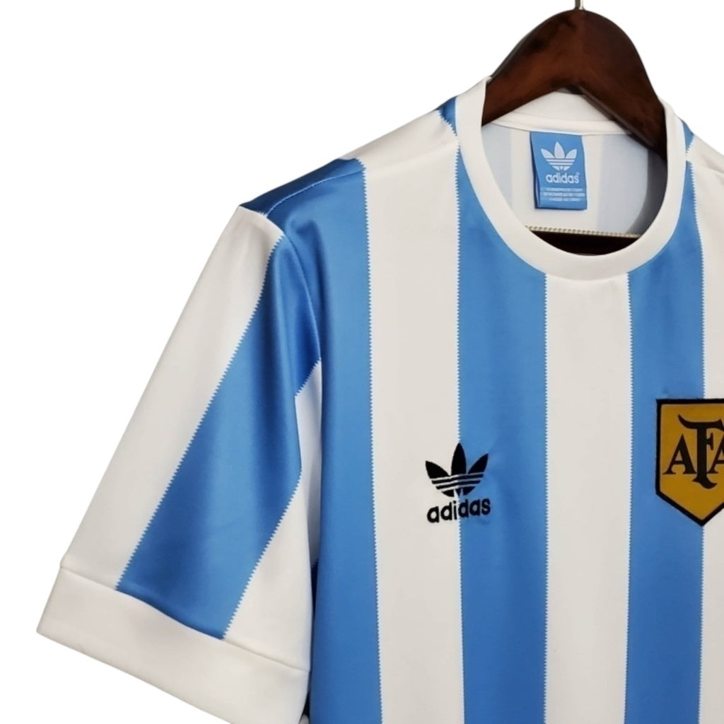 Camisa Argentina Titular 1978 - Retrô - Central das Camisas