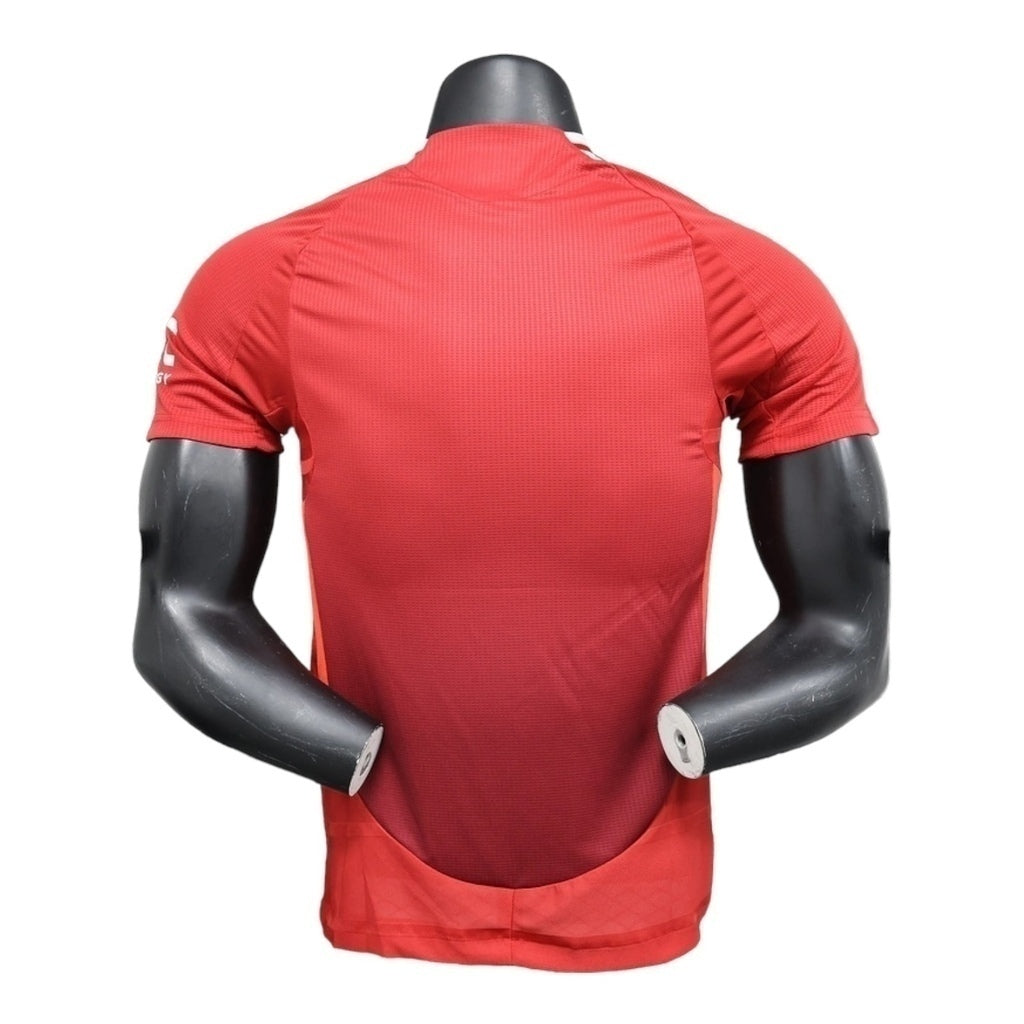 Camisa Manchester United Titular 24/25 - Jogador - Central das Camisas